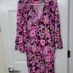 Lilly Pulitzer Pink and Purple Floral Dress